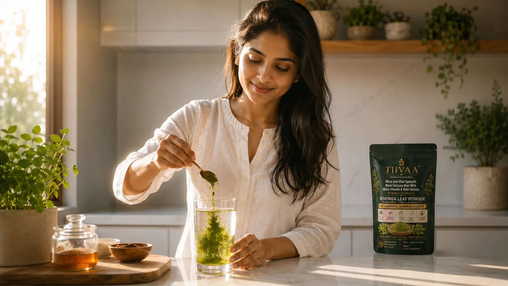 Morning moringa ritual