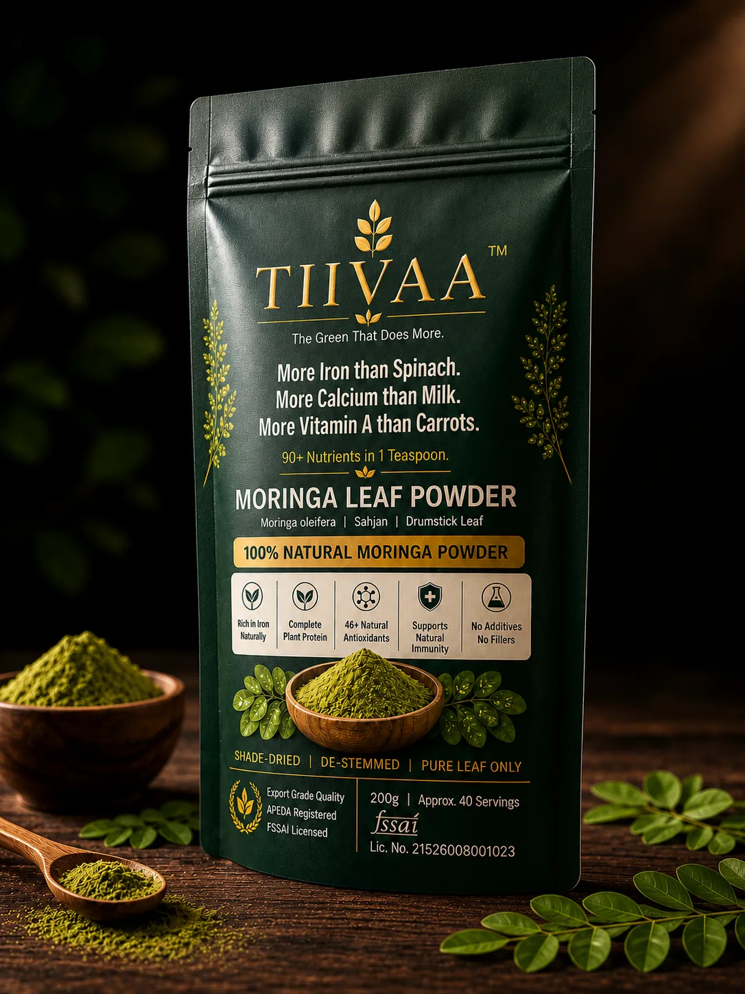 TIIVAA Moringa Powder
